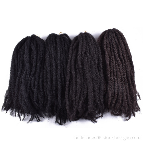 Hot sell afro kinky curly twist braiding hair afro kinky dreadlocks afro kinky hair for braiding